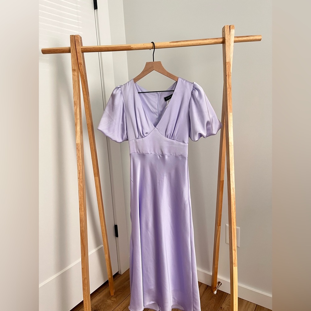 B Darlin Light Purple Midi Dress